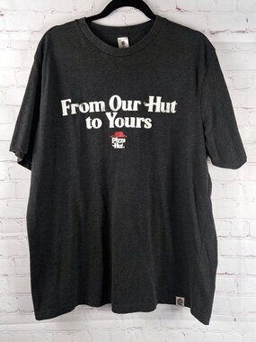 Pizza Hut Vintage Gray Graphic Tee XL